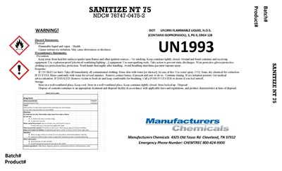 Mc Sanitize Nt 75 76747 0475 2 (tote)